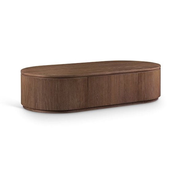 Meridian Furniture Moana Brown Wood Storage Coffee Table