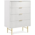 thumbnail image 1 of Meridian Furniture Modernist Contemporary Chest in White Medium Gloss Finish, 1 of 10