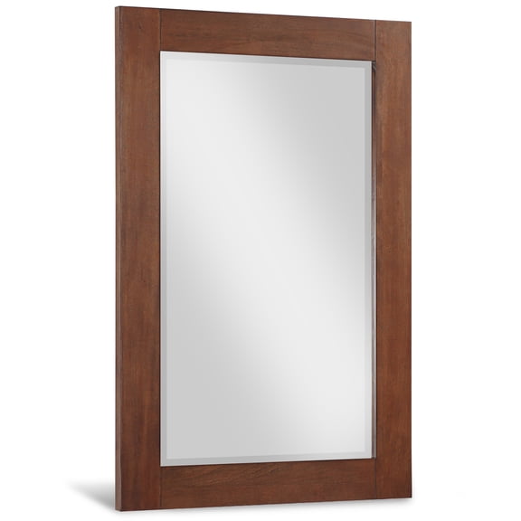 Meridian Furniture Monad Walnut Mirror