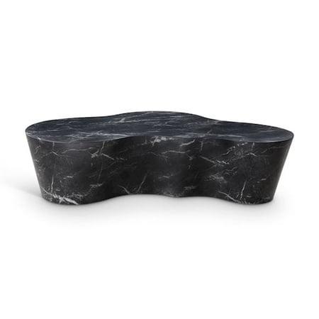 Meridian Furniture Monza Black Indoor/Outdoor Concrete Coffee Table