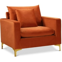 Meridian Furniture Naomi Cognac Velvet Chair