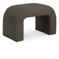 thumbnail image 1 of Meridian Furniture Niagara Brown Boucle Fabric Bench, 1 of 7