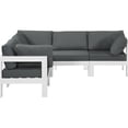 thumbnail image 1 of Meridian Furniture Nizuc Grey Outdoor Patio Modular Sectional, 1 of 6
