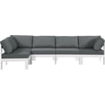 thumbnail image 1 of Meridian Furniture Nizuc Grey Outdoor Patio Modular Sectional, 1 of 12