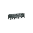 thumbnail image 1 of Meridian Furniture Nizuc Grey Water Resistant Fabric Outdoor Patio Modular Sofa, 1 of 8