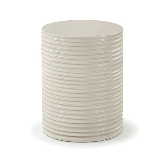 Meridian Furniture Nobi Taupe Indoor/Outdoor Concrete End Table