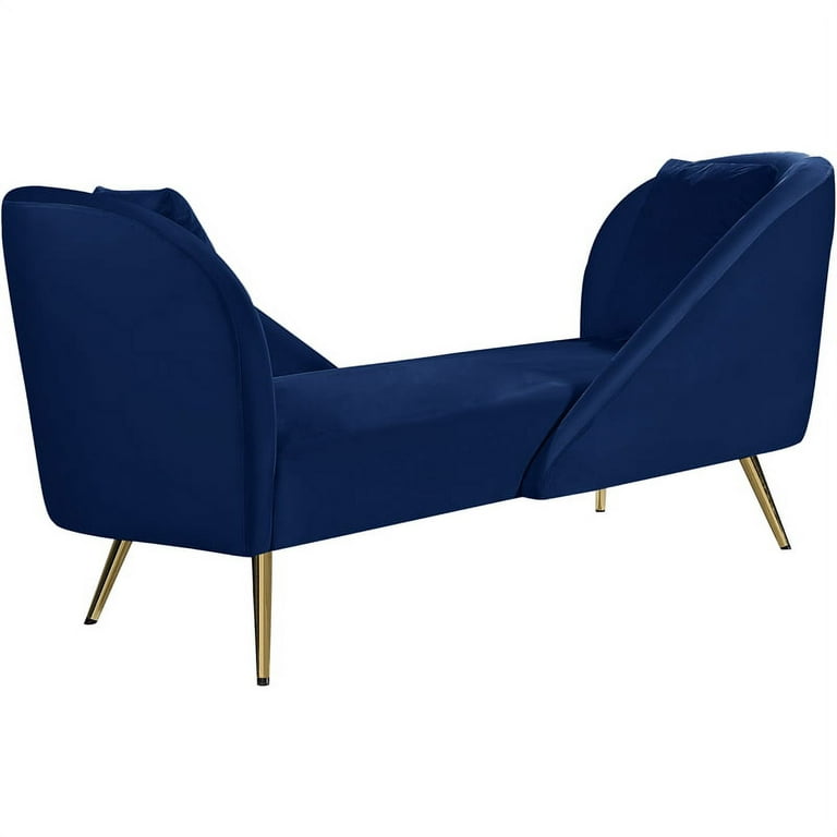 Meridian Furniture Nolan Velvet Chaise Meridian Furniture Nolan Velvet Chaise