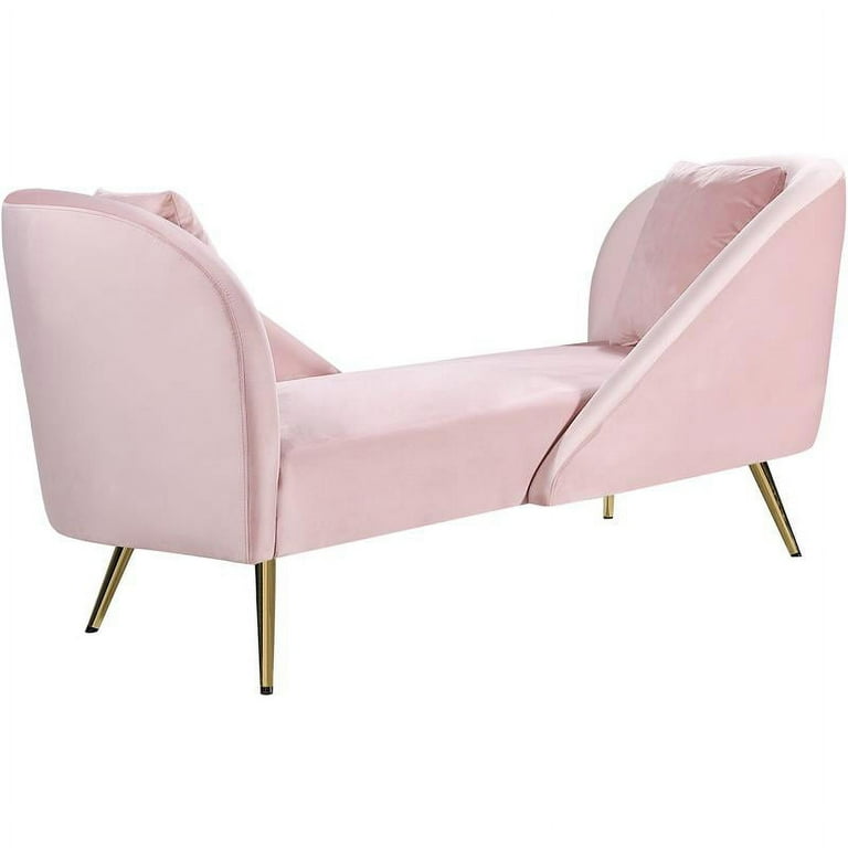 Meridian Furniture Nolan Velvet Chaise Meridian Furniture Nolan Velvet Chaise