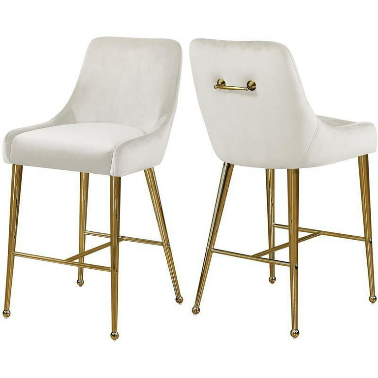 Owen velvet stool clearance