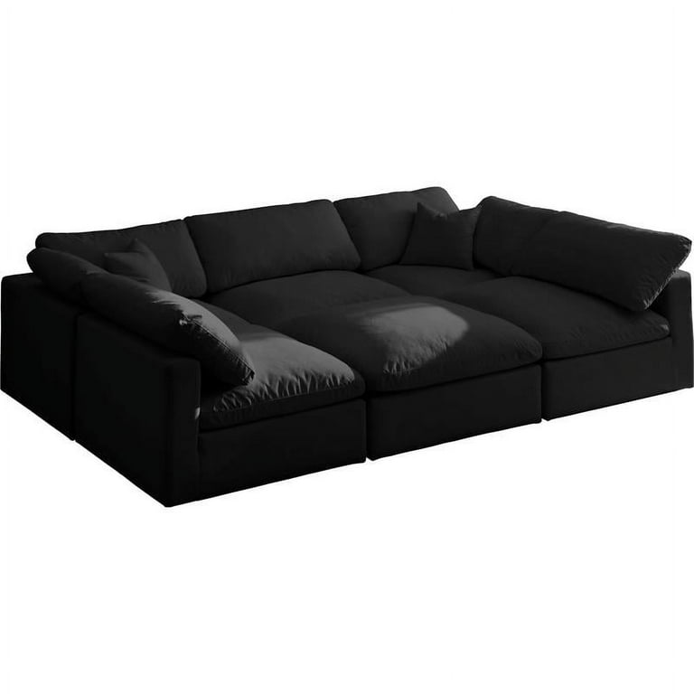 Big 2024 black sectional