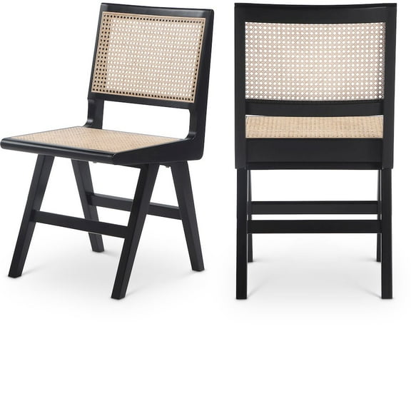 Meridian Furniture Preston Black Dining Side Chair (Set of 2)
