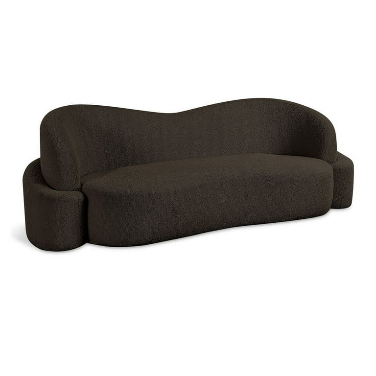 Meridian furniture Principessa Boucle Fabric Sofa