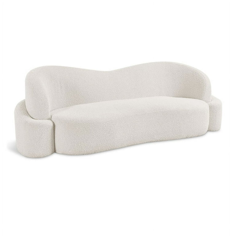 Meridian furniture Principessa Boucle Fabric Sofa Meridian furniture Principessa Boucle Fabric Sofa