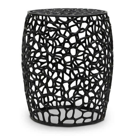 Meridian Furniture Priya Black Aluminum End Table