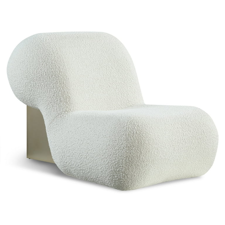 Meridian Furniture Quadra Boucle Fabric Accent Chair Meridian Furniture Quadra Boucle Fabric Accent Chair