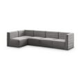 thumbnail image 1 of Meridian Furniture Quincy Grey Velvet Modular Sectional, 1 of 14