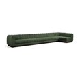 thumbnail image 1 of Meridian Furniture Quinn 7-Piece L-Shaped Fabric Modular Sectional in Green, 1 of 15