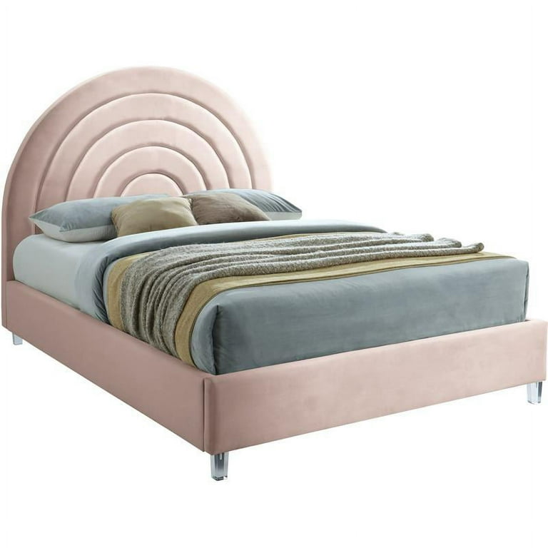 Meridian Furniture Rainbow Velvet Full Bed Meridian Furniture Rainbow Velvet Full Bed