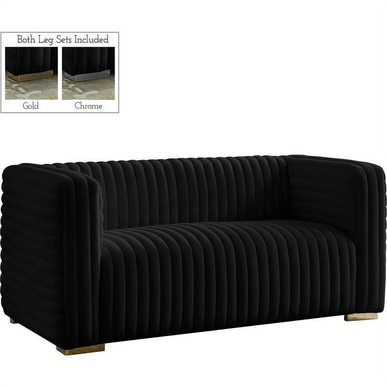 Meridian Furniture Ravish Velvet Loveseat Meridian Furniture Ravish Velvet Loveseat