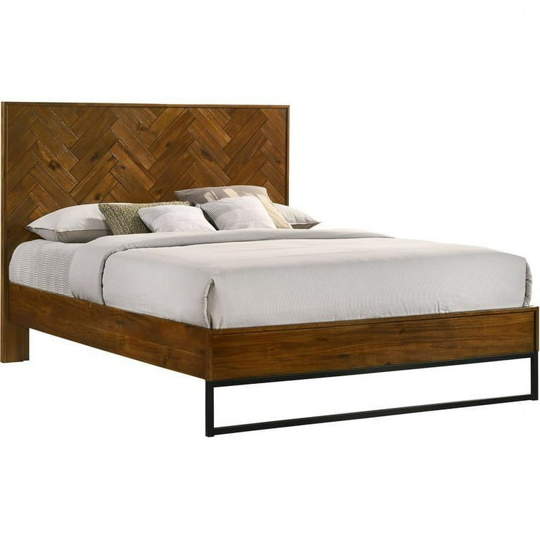 Meridian Furniture Reed Wood Queen Bed Meridian Furniture Reed Wood Queen Bed