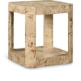 thumbnail image 1 of Meridian Furniture Reeves Burl End Table, 1 of 7