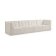 thumbnail image 1 of Meridian Furniture Relax Cream Velvet Modular Sofa, 1 of 11