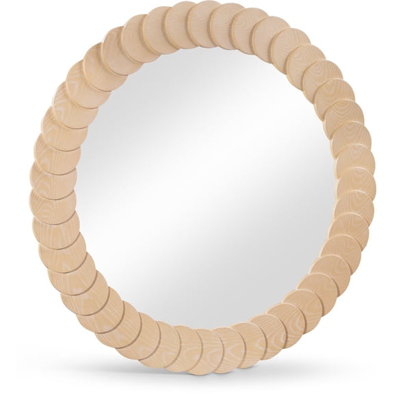 Meridian Furniture Revolve Natural Mirror