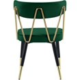 thumbnail image 1 of Meridian Furniture Rheingold Green Velvet Dining Chair (Set of 2), 1 of 7