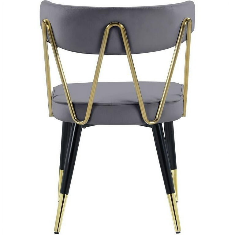 Meridian Furniture Rheingold Velvet Dining Chair Meridian Furniture Rheingold Velvet Dining Chair