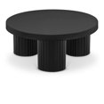thumbnail image 1 of Meridian Furniture Rhodes Contemporary Metal Coffee Table in Black, 1 of 7