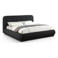 thumbnail image 1 of Meridian Furniture Rigby Black Boucle Fabric King Bed, 1 of 10