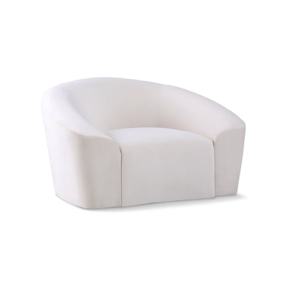 Meridian Furniture Riley Cream Velvet Chair