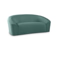 thumbnail image 1 of Meridian Furniture Riley Mint Velvet Loveseat, 1 of 8