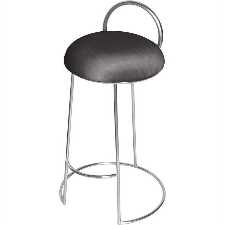 Meridian Furniture Ring Velvet Counter Stool - Gold Meridian Furniture Ring Velvet Counter Stool - Gold