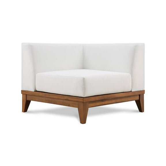 Meridian Furniture Rio Off White Water Resisting Corner Chair