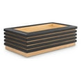 thumbnail image 1 of Meridian Furniture Rory Black Vegan Leather Coffee Table, 1 of 8