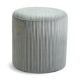 thumbnail image 1 of Meridian Furniture Roy Grey Ottoman/Stool, 1 of 7