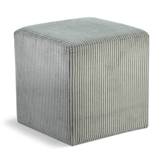Meridian Furniture Roy Grey Ottoman/Stool
