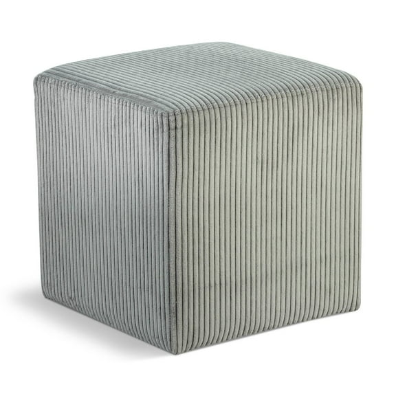 Meridian Furniture Roy Grey Ottoman/Stool