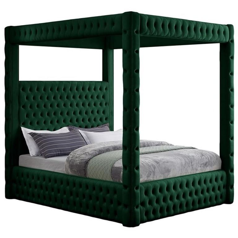 Meridian Furniture Royal Velvet Queen Bed Meridian Furniture Royal Velvet Queen Bed