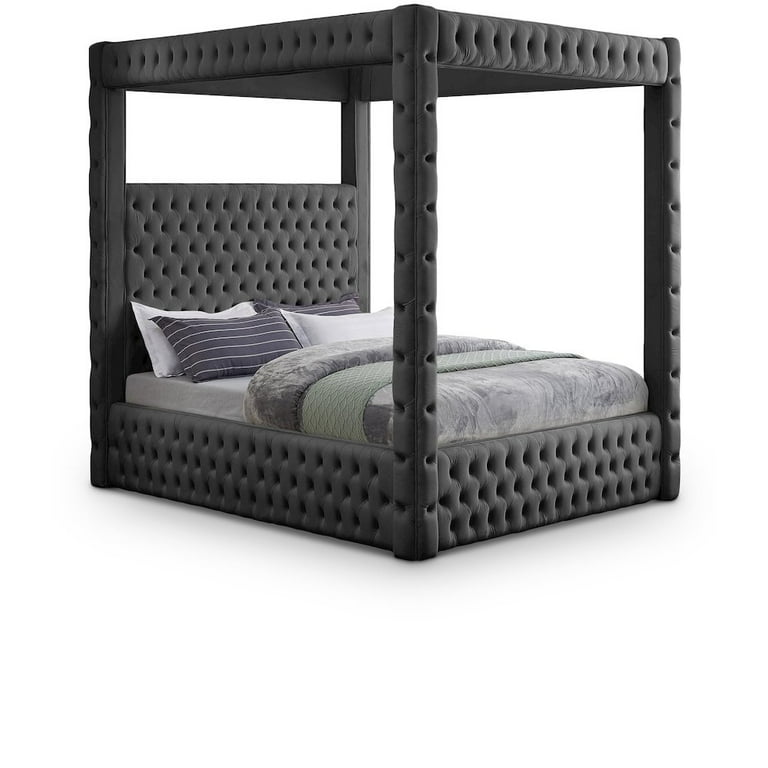 Meridian Furniture Royal Velvet Queen Bed Meridian Furniture Royal Velvet Queen Bed