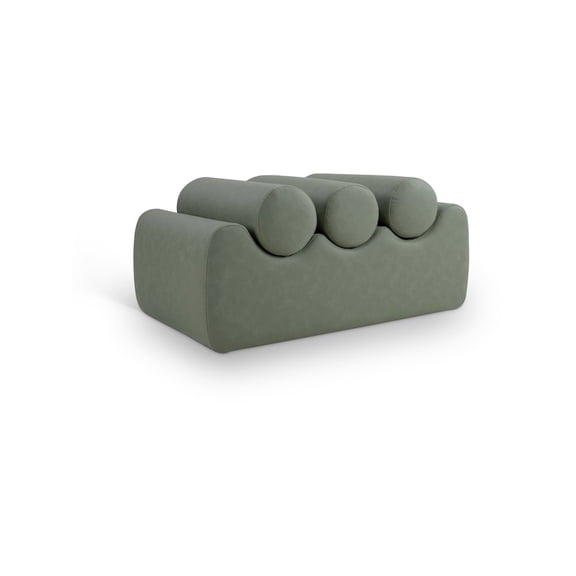Meridian Furniture Rumble Green Vegan Leather Bench