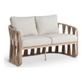 thumbnail image 1 of Meridian Furniture San Pietro Beige Olefin Upholstered Outdoor Patio Loveseat, 1 of 9