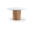 thumbnail image 1 of Meridian Furniture Sanremo 53" White Concrete Indoor/Outdoor Dining Table, 1 of 6