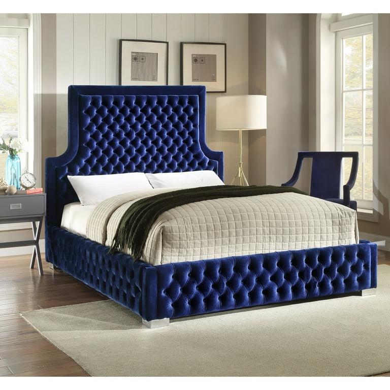 Meridian Furniture Sedona Velvet Queen Bed Meridian Furniture Sedona Velvet Queen Bed
