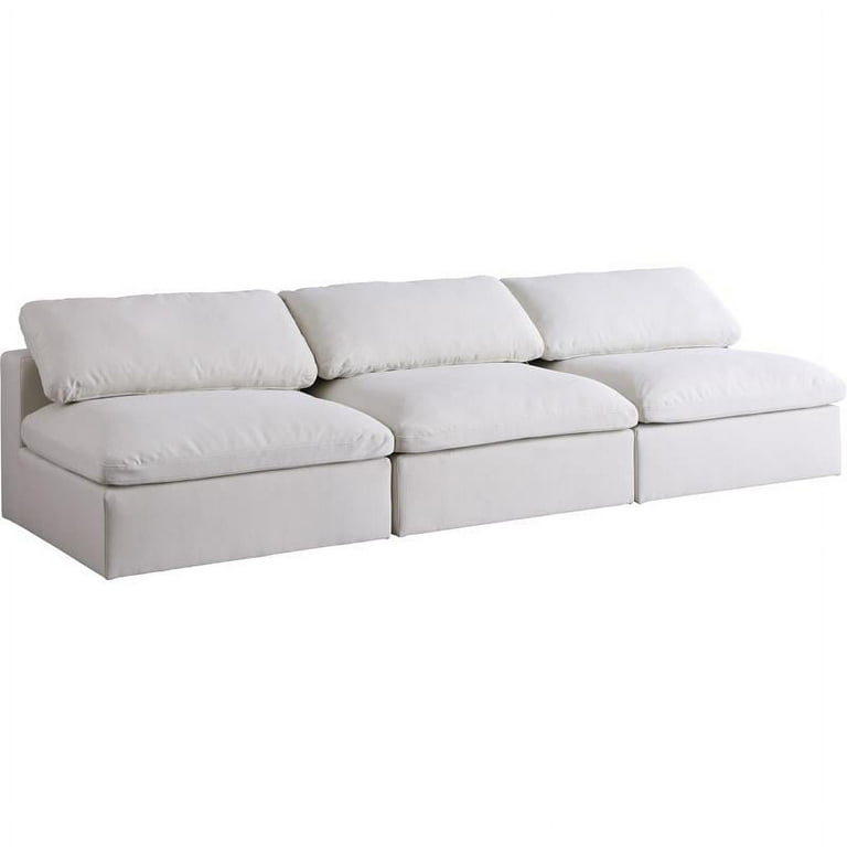 Meridian Furniture Serene Linen Deluxe Cloud Modular Down Filled Overstuffed 117 Meridian Furniture Serene Linen Deluxe Cloud Modular Down Filled Overstuffed 117