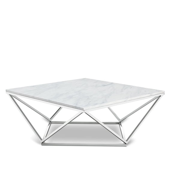 Meridian Furniture Skyler Chrome Coffee Table