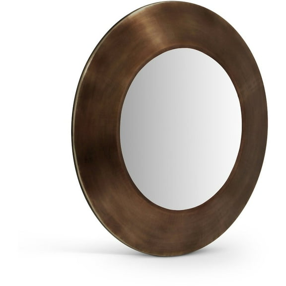 Meridian Furniture Sphere Brown Iron Mirror