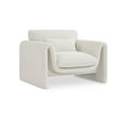 thumbnail image 1 of Meridian Furniture Stylus Cream Boucle Fabric Chair, 1 of 18