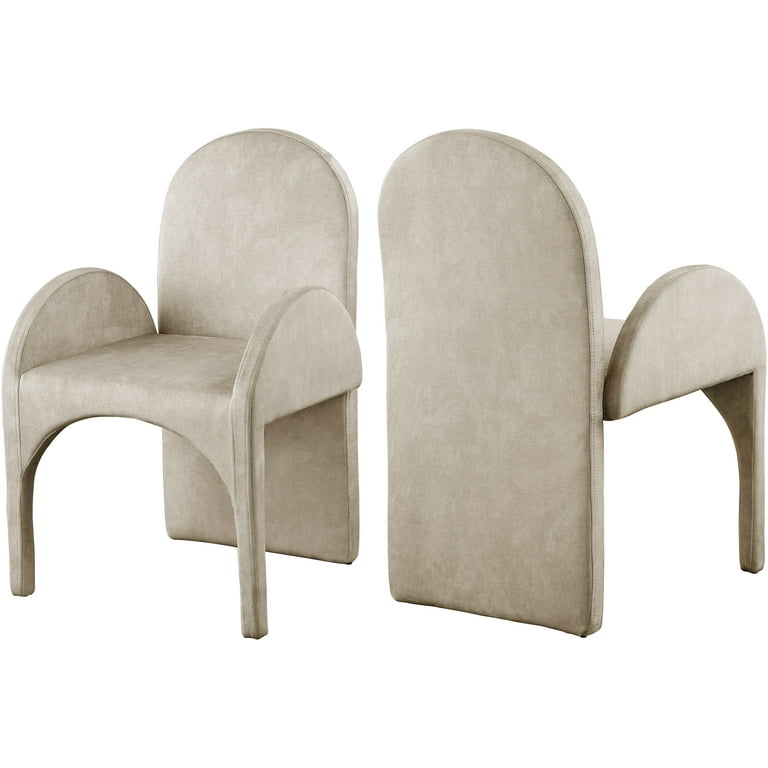 Meridian Furniture Summer Velvet Dining Arm Chair Meridian Furniture Summer Velvet Dining Arm Chair